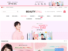 Tablet Screenshot of beautystall.com